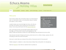 Tablet Screenshot of echucamoamaholidayvillas.com.au